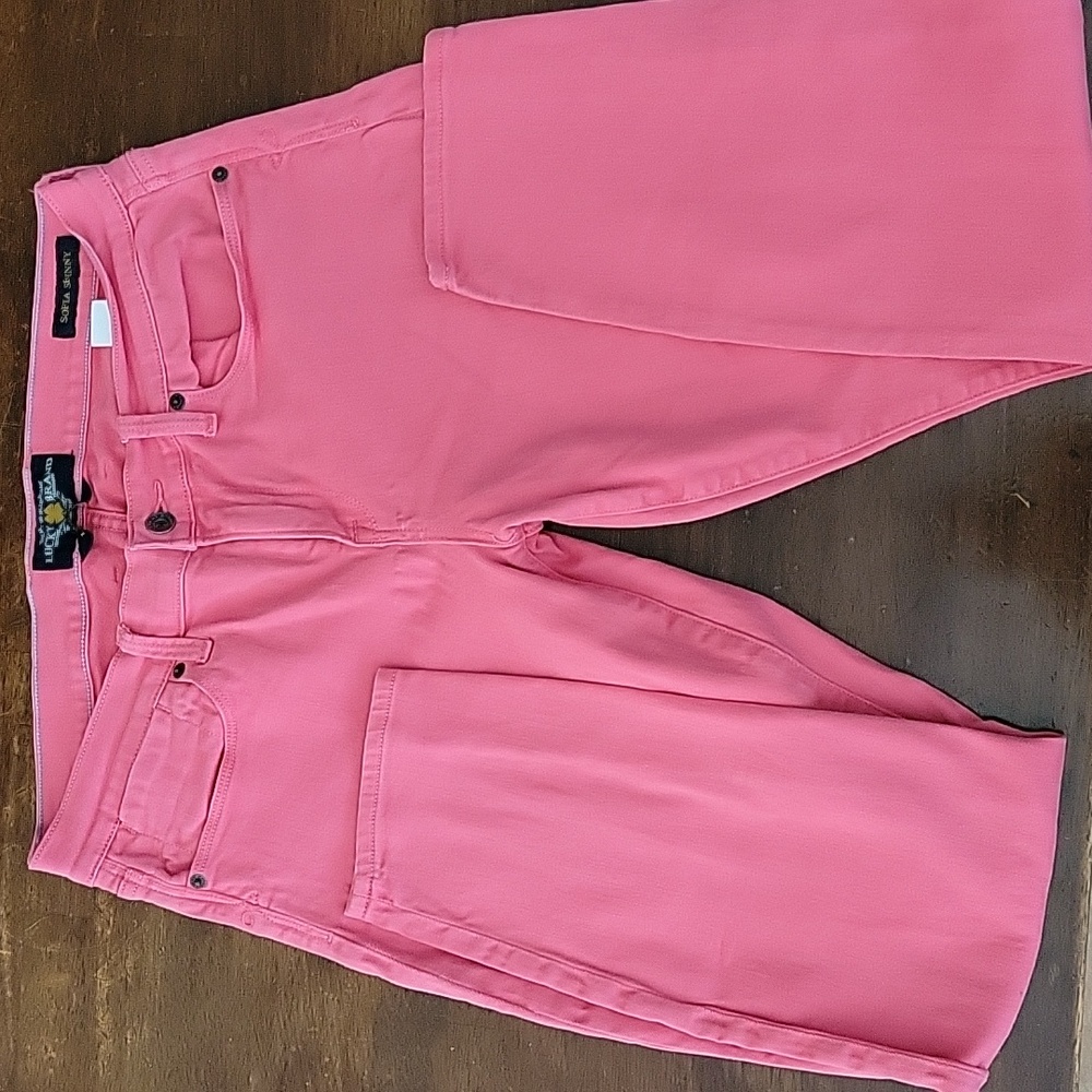 Lucky brand | women pink pants Sofia skinny 29" insean